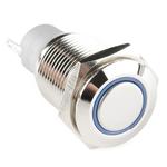 Picture of Metal Pushbutton - Latching (16mm, Blue)