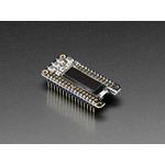 Picture of Assembled Adafruit FeatherWing OLED - 128x32 OLED Add-on For Feather