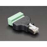 Picture of Ethernet RJ45 Male Plug Terminal Block