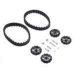 Picture of Pololu 30T Track Set - Black