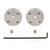 Picture of Pololu Universal Aluminum Mounting Hub for 3mm Shaft, M3 Holes (2-Pack)